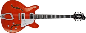Hagstrom Super Viking Mandarin Flame