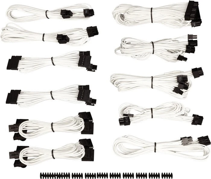 Corsair PSU Cable Kit Type 4 - Pro Package - Gen3, weiß