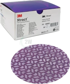 3M Xtract Cubitron II 710W Gewebeschleifblatt K320, 150mm, 50 Stück