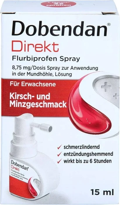 Dobendan Direkt Flurbiprofen 8.75mg Spray, 15ml