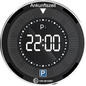 Lescars Digitale e-Parkscheibe
