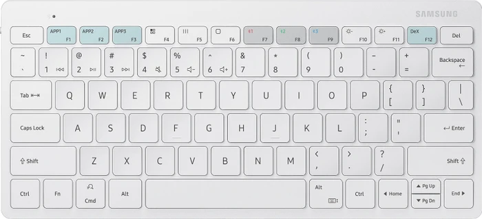 Samsung Smart Keyboard Trio 500, weiß, Bluetooth, DE
