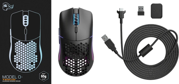 Glorious Model O- Wireless schwarz matt, USB