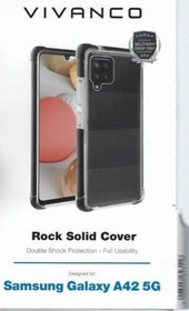 Vivanco Rock Solid für Samsung Galaxy A42 5G schwarz/transparent