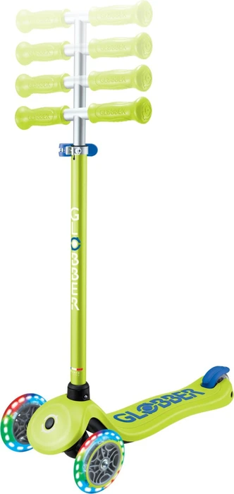 Globber Primo Plus Lights Kickboard lime green