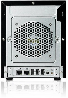Seagate BlackArmor NAS 400, 256MB RAM, 2x RJ-45 1000Base-T, 4x USB-A 2.0