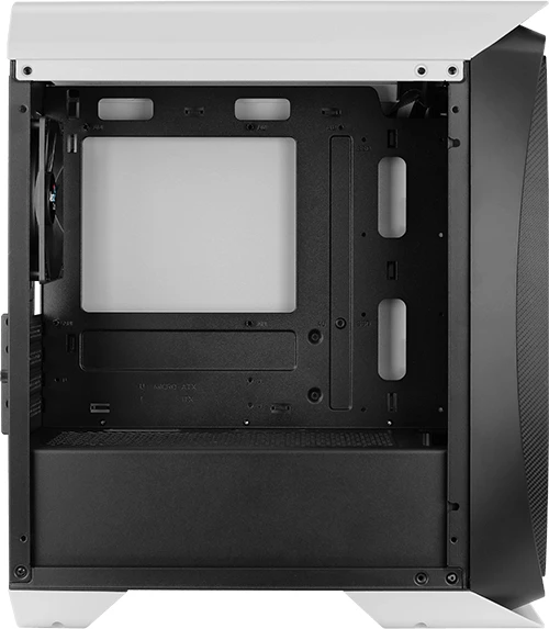 AeroCool Aero One Mini, weiß, Glasfenster