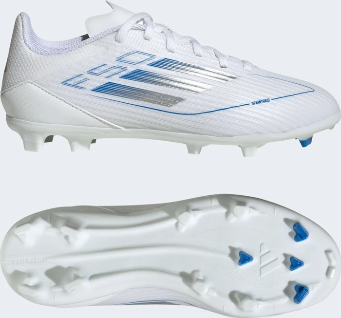 adidas F50 League FG/MG cloud white/silver metallic (Junior)