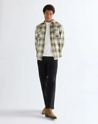 Wrangler Regular Western Hemd langarm green tan (Herren)