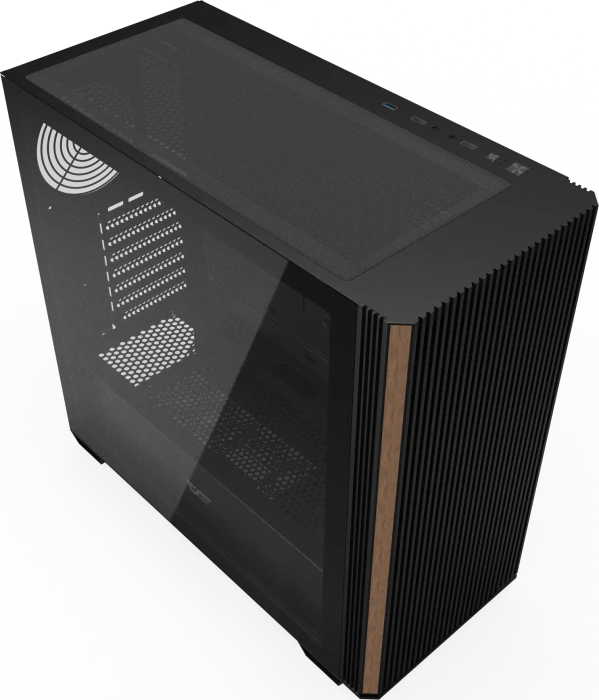 DarkFlash DS900WS Black, USB-C, Glasfenster