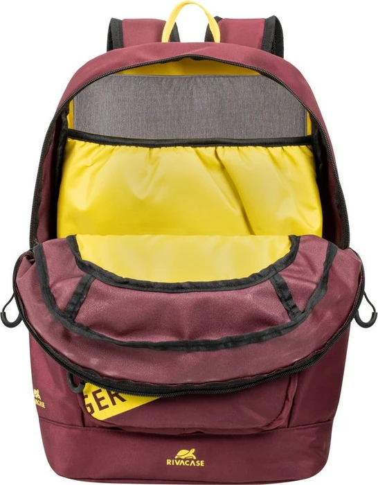 RivaCase Erebus 5421 Stadtrucksack Laptop Rucksack 13.3", burgundy rot