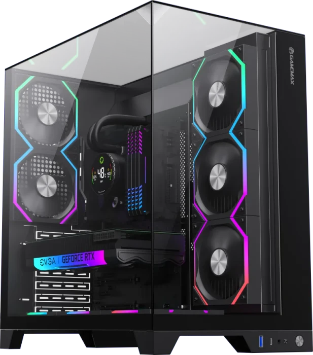 GameMax Infinity Pro BK, Glasfenster
