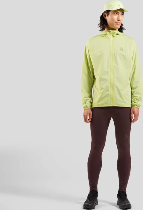 Odlo Waterproof X-Alp Performance Knit Laufjacke shadow lime (Herren)