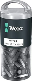 Wera DIY 867/1 Z Torx Bit 1/4", T15x25mm, 100 Stück
