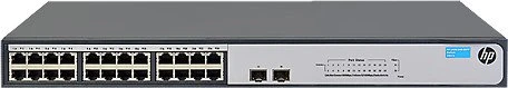 HP OfficeConnect 1420 24G Rackmount Gigabit Switch, 24x RJ-45, 2x SFP