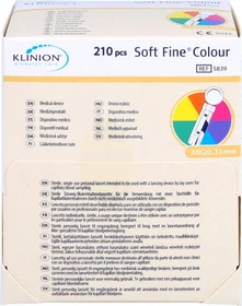 eu-medical Klinion Soft Fine Colour 30G Lanzetten, 210 Stück