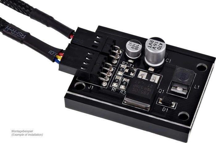 Phobya Lüfteradapter 1x 4-Pin PWM auf 1x 3-Pin steuerbar