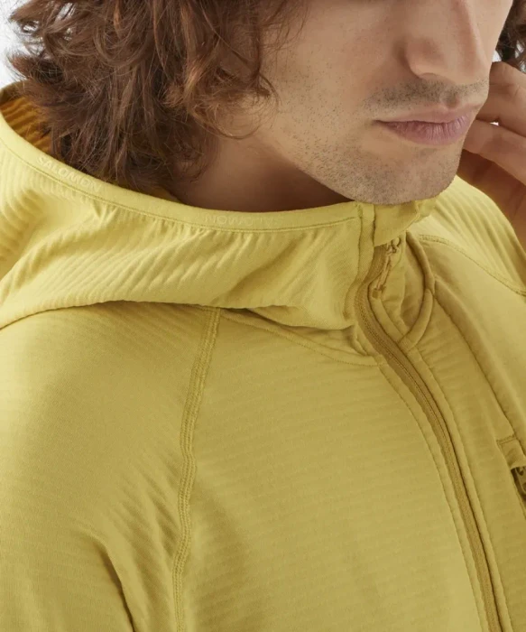 Salomon Essential Lightwarm Hooded Jacke cress green (Herren)