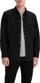 Levi's Barstow Standard Fit Western Hemd langarm marble black/denim rinse (Herren)