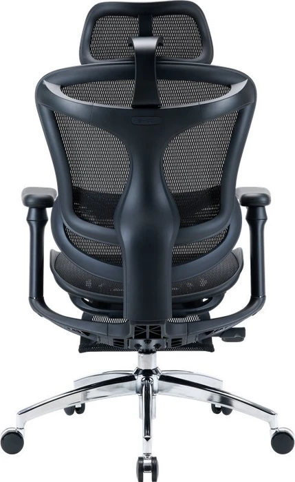 Sihoo Doro C300L Ergonomischer Bürostuhl mit Fußstütze, schwarz