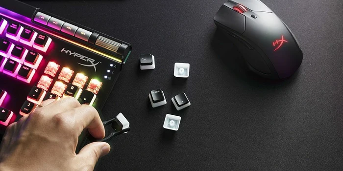 HP HyperX Pudding Keycaps, Kunststoff (ABS), schwarz, 105 Tasten, ISO-DE