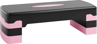 Ultrasport Aerobic Step Stepper schwarz/rosa