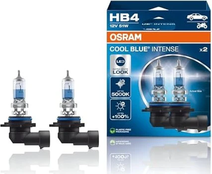 Osram Cool Blue Intense (Next Gen) HB4 51W, 2er-Pack Box