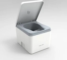 Trelino Evo S tragbare Toilette ohne Füllstandsanzeige Campingtoilette weiß