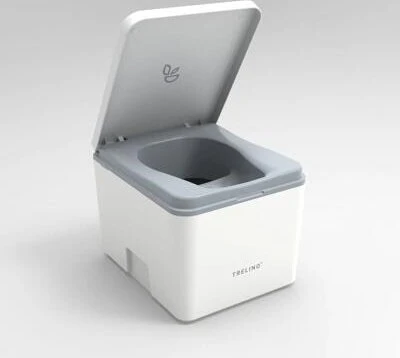 Trelino Evo S tragbare Toilette ohne Füllstandsanzeige Campingtoilette weiß
