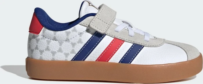 adidas VL Court 3.0 cloud white/pure ruby/mystery ink (Junior)