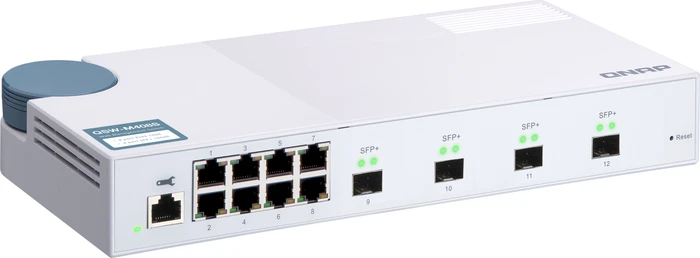 QNAP QSW-M400 Desktop Gigabit Managed Switch, 8x RJ-45, 4x SFP+