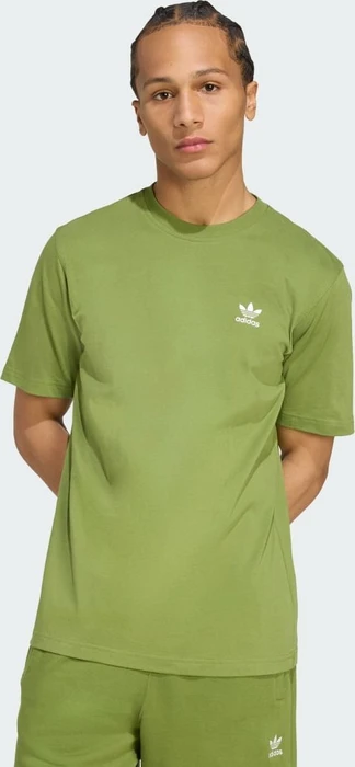 adidas Trefoil Essentials T-Shirt kurzarm tech olive (Herren)