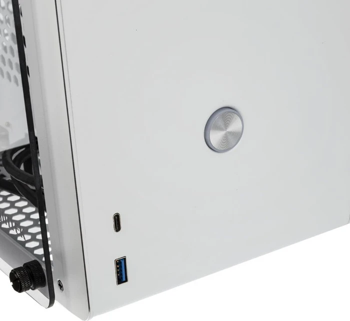 Raijintek Ophion Evo, weiß, Glasfenster, Mini-ITX