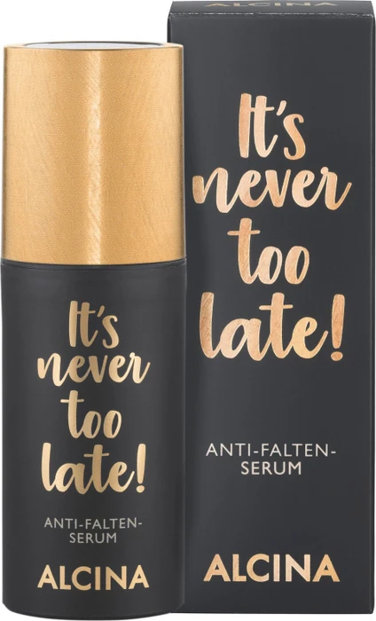 Alcina It's Never Too Late! Anti-Falten Serum, 30ml