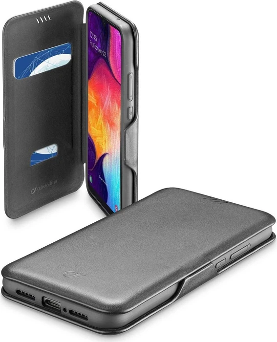 Cellularline Book Clutch für Samsung Galaxy A41 schwarz