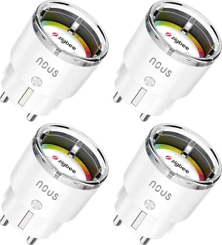 Nous Smart ZigBee A1Z, Smart-Steckdose, 4er-Pack