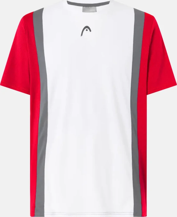 Head Club 25 Tech Funktionsshirt kurzarm rot/weiß (Herren) (811725-RDWH)