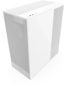 NZXT H7 Flow [2024] Matte White, Glasfenster