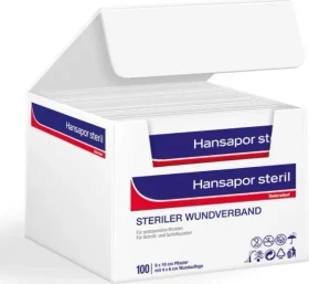Hansaplast Hansapor Wundverband steril, 8 x 10cm, 1 Stück