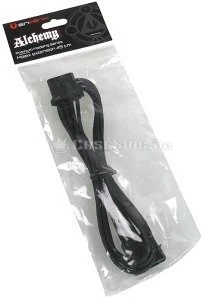 BitFenix Alchemy 4-Pin Molex Verlängerung 45cm, sleeved schwarz