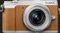 Panasonic Lumix DMC-GX80 braun mit Objektiv Lumix G Vario 12-32mm 3.5-5.6 ASPH OIS Vorschaubild