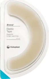 Coloplast Brava elastischer Fixierstreifen gebogen, 20 Stück
