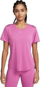 Nike Dri-FIT One Funktionsshirt kurzarm fuchsia/white (Damen)