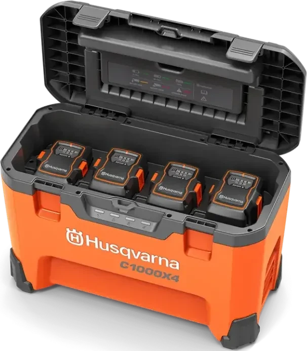 Husqvarna C1000X4 Starterset 36V, 6.0/9.0/15.0Ah, Li-Ionen, 4 Akkus Akku-Box [39.0Ah] [1404Wh]