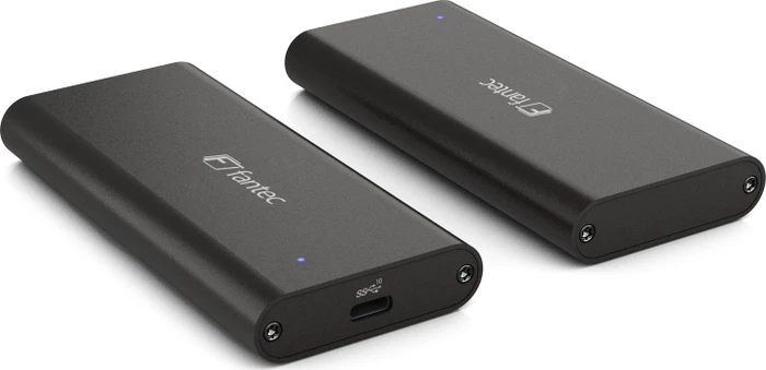 Fantec NVMe31 M.2 NVMe SSD-Case, schwarz, USB-C 3.1