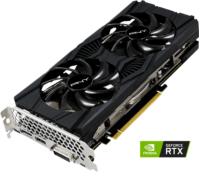 PNY GeForce RTX 2060 12GB Revel Dual Fan, 12GB GDDR6, DVI, HDMI, DP