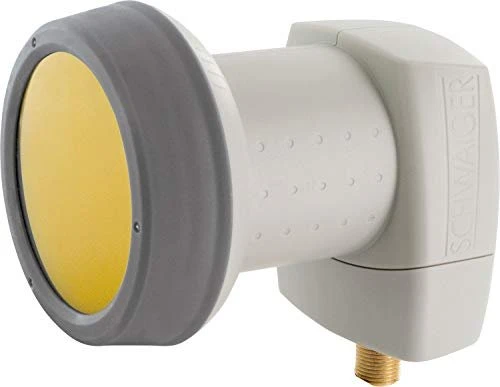 Schwaiger Sun Protect Single-LNB hellgrau/grau