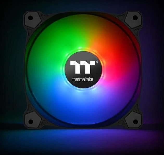 Thermaltake Pure Plus 12 LED RGB Radiator TT Premium Edition, LED-Steuerung, 120mm, 3er-Pack
