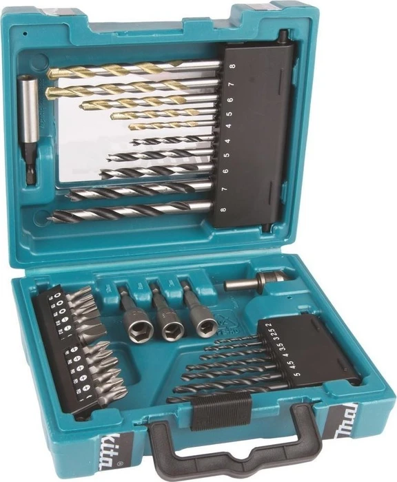 Makita Bohrer-/Bits-Zubehörset inkl. Koffer, 34-tlg.
