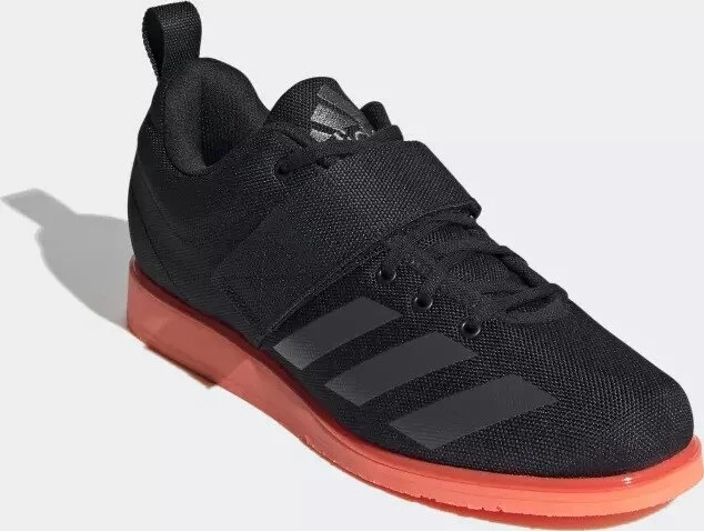 adidas Powerlift 4 core black/night metallic/signal coral (Herren)
